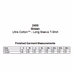 Gildan Long Sleeve T-SHIRT Black Basic tee S-5XL Men's Ultra Cotton - XL