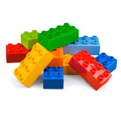 Colourful Lego Building Blocks Brick Fun Toys Men T Shirt Tee Top - Yellow, M
