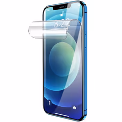 For Apple iPhone 13 Clear Phone Case Cover and Soft Film Screen Protector Guard