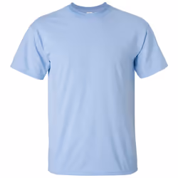 Gildan T-SHIRT Light Blue Basic tee S M L XL XXL XXXL Men's Heavy Cotton - S