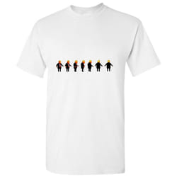 Funny Mini USA President Donald Trump White Men T Shirt Tee Top - S