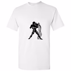 Aquarius Zodiac Horoscope Astrological Ganymede Hercules Men T Shirt Tee Top - White, 3XL