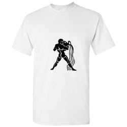 Aquarius Zodiac Horoscope Astrological Ganymede Hercules Men T Shirt Tee Top - White, 3XL