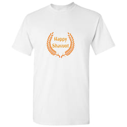 Traditional Jewish Happy Shavuot Festival White Men T Shirt Tee Top - S