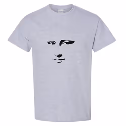 Mona Lisa Smile Face Painting Leonardo da Vinci Men T Shirt Tee Top - Sport Grey, XL