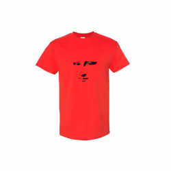 Mona Lisa Smile Face Painting Leonardo da Vinci Men T Shirt Tee Top - Red, 5XL