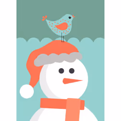 Christmas Winter Snowman Funny Cartoon Art White Men T Shirt Tee Top - 2XL