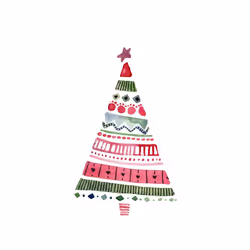 Christmas Festival Tree Star Light Cartoon Art Men White T Shirt Tee Top - 4XL