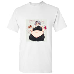 Sona Fat Chic Burger Princess Comic Funny Art White Men T Shirt Tee Top - 5XL