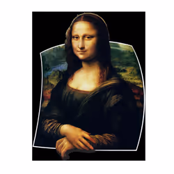 Mona Lisa Portrait Painting Leonardo da Vinci White Ladies Women T Shirt Tee Top - XL