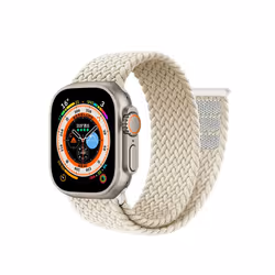 Braided solo loop Strap For Apple Watch band 44mm 40mm 45mm 41mm 49mm 38 42mm Bracelet correa iWatch series 3 SE 6 7 8 ultra 2 - Maize, 38mm 40mm 41mm
