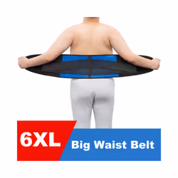 6XL Medical Bone Lumbar Support Back Brace Posture Corrector Waist Trimmer - 3xL