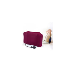 1Pcs Portable Inflatable Lumbar Support Lower Back Cushion Pillow - for - Red