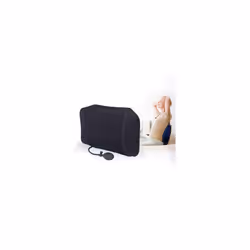 1Pcs Portable Inflatable Lumbar Support Lower Back Cushion Pillow - for - Black