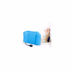 1Pcs Portable Inflatable Lumbar Support Lower Back Cushion Pillow - for - Blue