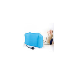 1Pcs Portable Inflatable Lumbar Support Lower Back Cushion Pillow - for - Blue