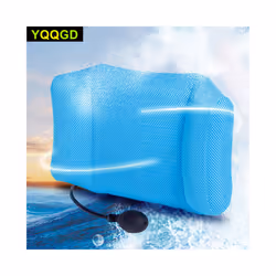 1Pcs Portable Inflatable Lumbar Support Lower Back Cushion Pillow - for - Blue