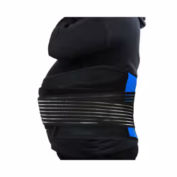 4XL 5XL 6XL Widen Support Elastic Lumbar Back Brace Belt Orthopedic Posture - 4xL, Blue