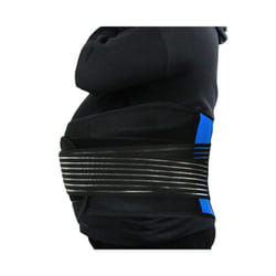 4XL 5XL 6XL Widen Support Elastic Lumbar Back Brace Belt Orthopedic Posture - xxxL, Blue