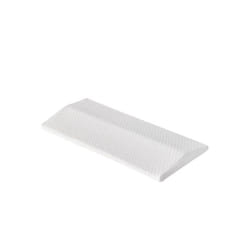 Lumbar Support Pillow, Back Support Memory Foam Pillow For Sleeping In - 60x24x4cm, White