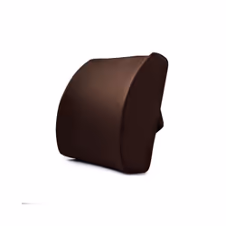 34*32cm Soft Memory Foam Waist Cushion Pillow Lumbar Support Back Massager - Coffee