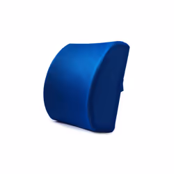 34*32cm Soft Memory Foam Waist Cushion Pillow Lumbar Support Back Massager - Blue