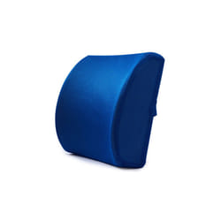 34*32cm Soft Memory Foam Waist Cushion Pillow Lumbar Support Back Massager - Blue