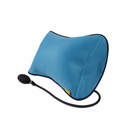 1Pcs  Air Inflatable Cushions Back Support Massage Pillows for Car Home - Blue
