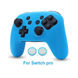 Luminous Glowing in Dark Protective Cover For PS3 PS4 PS5 Xbox Switch - For Switch Pro Blue