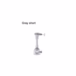 2 Modes 360 Rotatable Bubbler Water Saving High Pressure Nozzle Filter - Gray short