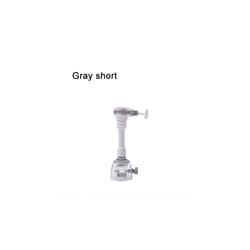 2 Modes 360 Rotatable Bubbler Water Saving High Pressure Nozzle Filter - Gray short
