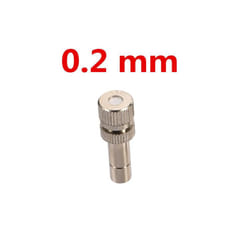 6mm Low-pressure Misting Nozzles 0.1/0.15/0.2/0.3/0.4/0.5/0.6 mm Fine - 0.2mm