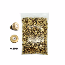 UNC10-24 Brass Irrigation Thread Mist Nozzle Low Pressure Misting Sprayer - 0.6MM Nozzle