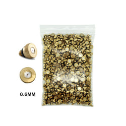 UNC10-24 Brass Irrigation Thread Mist Nozzle Low Pressure Misting Sprayer - 0.6MM Nozzle