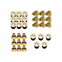 UNC10-24 Brass Irrigation Thread Mist Nozzle Low Pressure Misting Sprayer - 0.6MM Nozzle