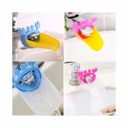 Children Kids Faucet Extender Sink Tap Water Bath Hands Washing Toy for - pink white