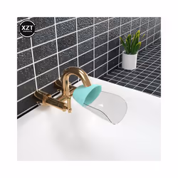 Children's Faucet Extender For Baby Guide Sink Hand Washing Splash Guard - Green