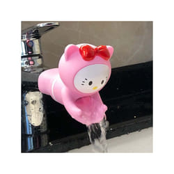 Cute Animal Faucet Extender Kids Children Help Washing Hands Sink Water - Cat