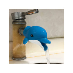 Cute Animal Faucet Extender Kids Children Help Washing Hands Sink Water - Dolphin