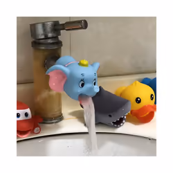 Cute Animal Faucet Extender Kids Children Help Washing Hands Sink Water - Shark