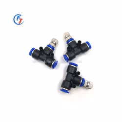 Misting Cooling System Low Pressure Atomizing Nozzles 6mm Tee Slip lock - 0.3mm nozzle