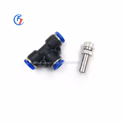 Misting Cooling System Low Pressure Atomizing Nozzles 6mm Tee Slip lock - 0.3mm nozzle