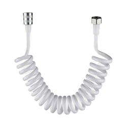 1.5-3M Spring Flexible Shower Hose For Water Plumbing Toilet Bidet Sprayer - 1.5m, white