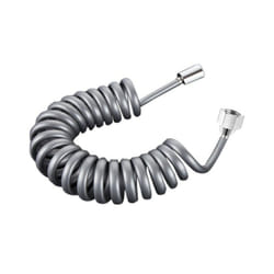 1.5-3M Spring Flexible Shower Hose For Water Plumbing Toilet Bidet Sprayer - 3m, gray