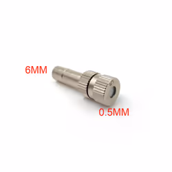 6mm Low-pressure Misting Nozzles 0.1/0.15/0.2/0.3/0.4/0.5/0.6 mm Fine - 0.5mm