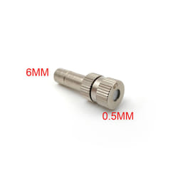 6mm Low-pressure Misting Nozzles 0.1/0.15/0.2/0.3/0.4/0.5/0.6 mm Fine - 0.5mm