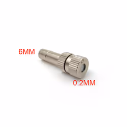 6mm Low-pressure Misting Nozzles 0.1/0.15/0.2/0.3/0.4/0.5/0.6 mm Fine - 0.2mm