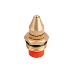 Dust Control Mist Nozzle High Pressure Brass Misting Nozzle Fogging Spray - Polyhead 4 outer sil