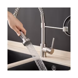 G1/2 Kitchen Faucets Black Brass Faucets for Kitchen Sink  Single Lever - Black
