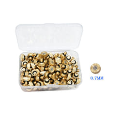 Brass Irrigation Thread Mist Nozzle Low Pressure Misting Sprayer Water - 50pcs 0.7mm